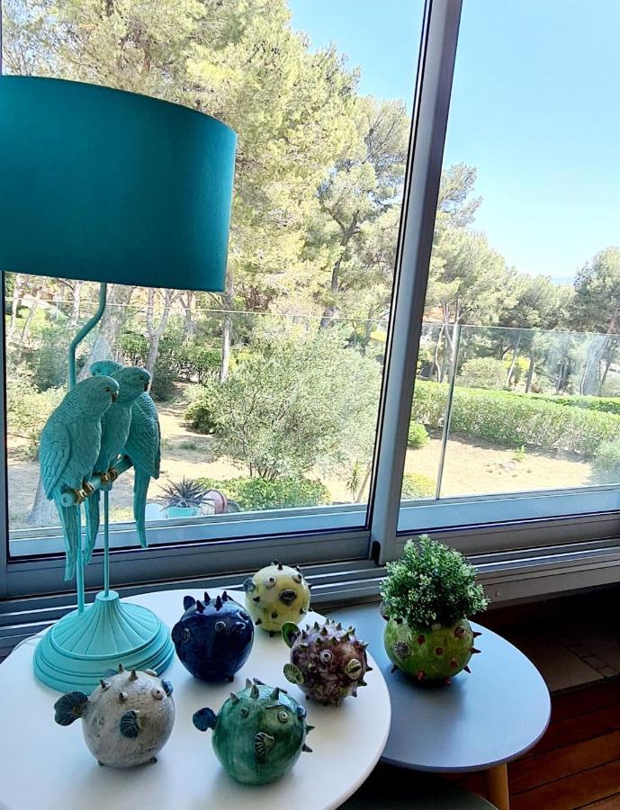 Superbe Appartement Dans Cadre D'Exception - Piscine, Plage Et Tennis Prive Bandol Zewnętrze zdjęcie