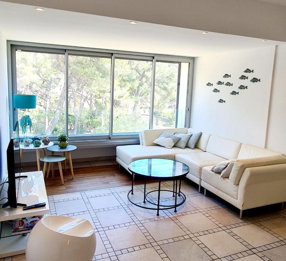 Superbe Appartement Dans Cadre D'Exception - Piscine, Plage Et Tennis Prive Bandol Zewnętrze zdjęcie